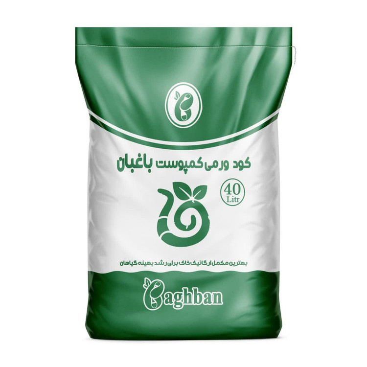 کود ورمی کمپوست باغبان ۴۰ لیتری